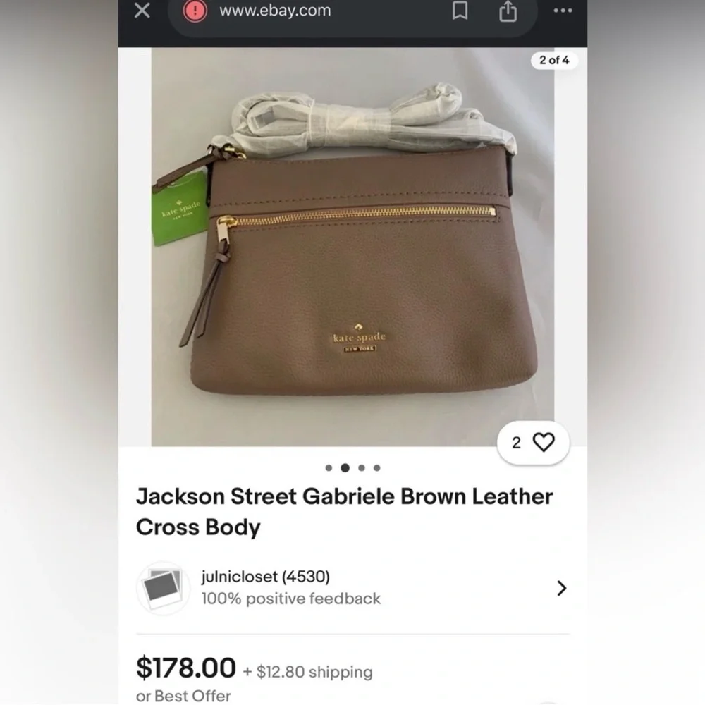 Kate spade beige crossbody‎